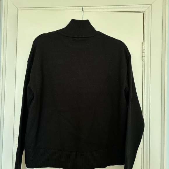 Oak + Fort Black Knit Sweater - Picture 4 of 10